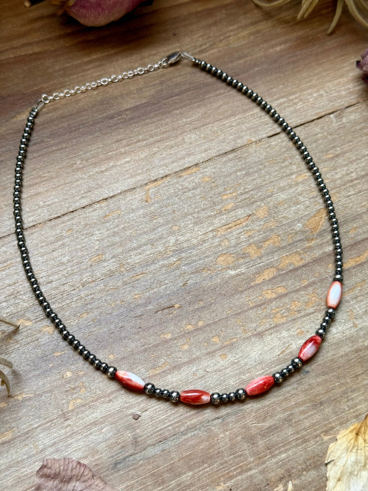Orange Spiny Oyster Choker – 14.5” Choker Shopify Collective The Bijoux FAB Jewelry The Bijoux FAB Jewelry