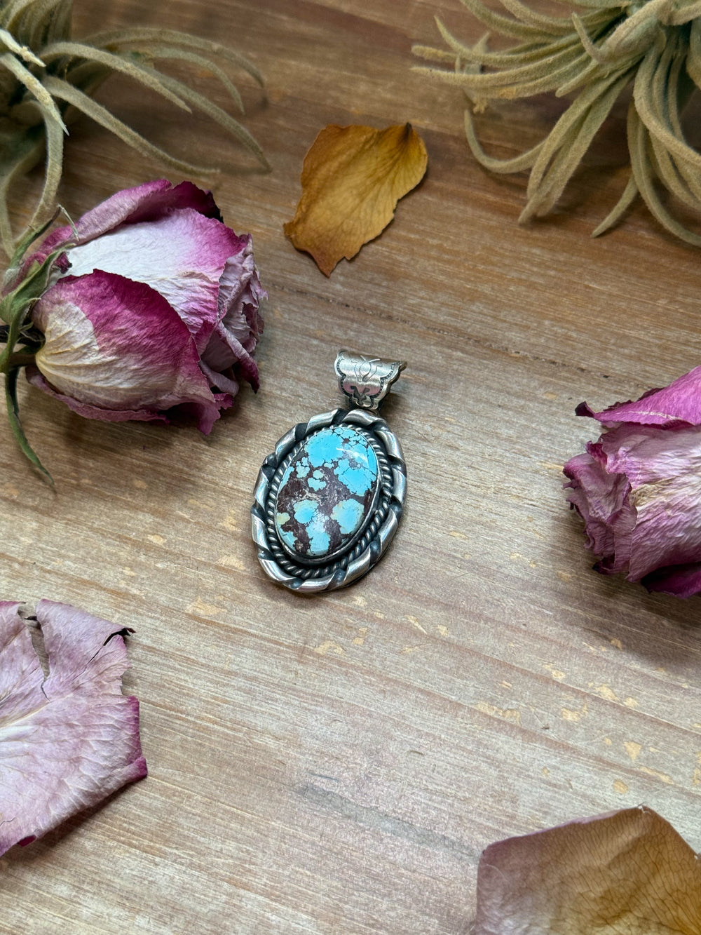 Golden Hills Turquoise Sterling Silver Pendant Pendant Shopify Collective The Bijoux FAB Jewelry The Bijoux FAB Jewelry