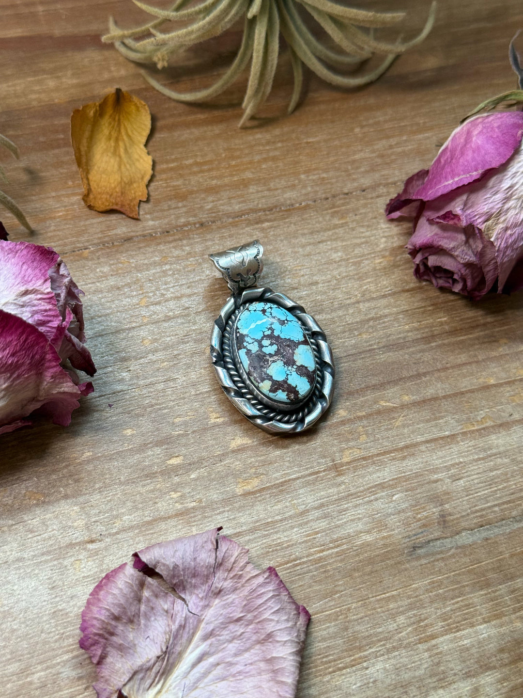 Golden Hills Turquoise Sterling Silver Pendant Pendant Shopify Collective The Bijoux FAB Jewelry The Bijoux FAB Jewelry