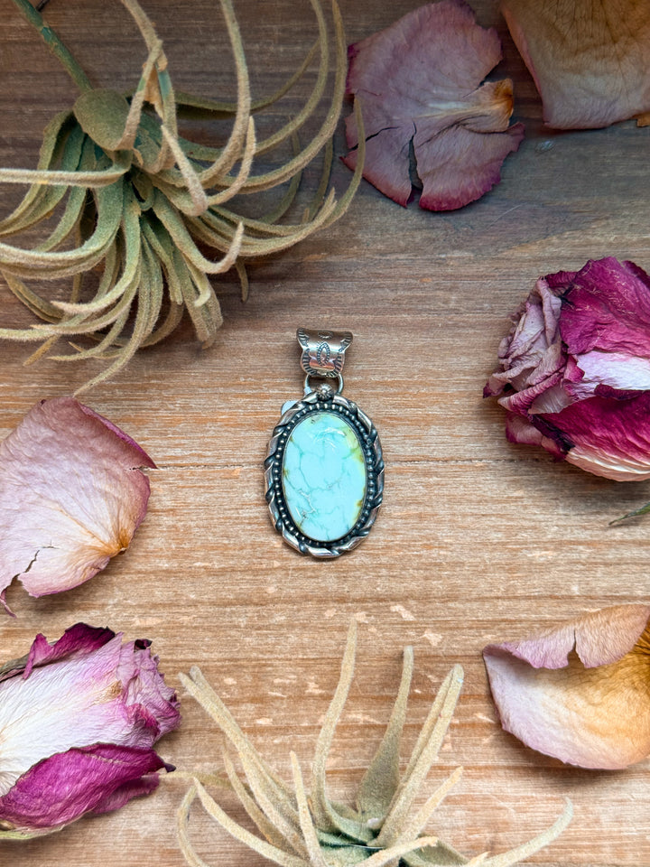 Palomino Turquoise Sterling Silver Pendant – Oval Shopify Collective The Bijoux FAB Jewelry The Bijoux FAB Jewelry