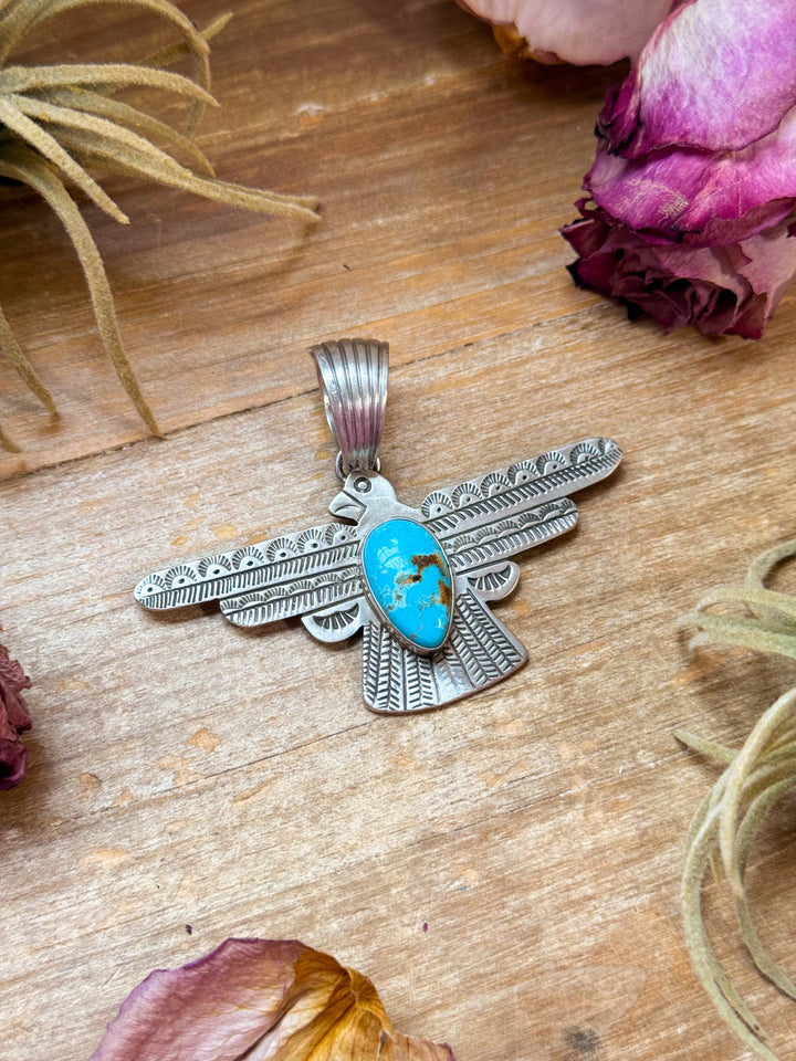 Sterling Silver Thunderbird Pendant Shopify Collective The Bijoux FAB Jewelry The Bijoux FAB Jewelry