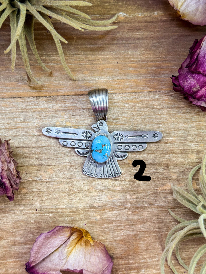 Sterling Silver Thunderbird Pendant Shopify Collective The Bijoux FAB Jewelry The Bijoux FAB Jewelry