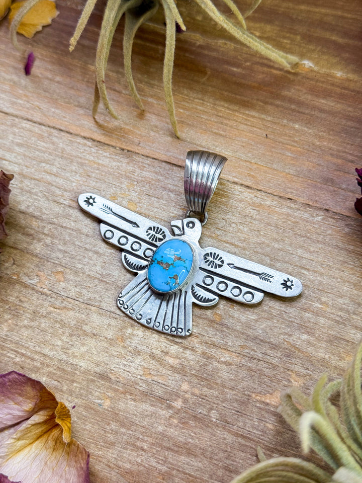 Sterling Silver Thunderbird Pendant Shopify Collective The Bijoux FAB Jewelry The Bijoux FAB Jewelry