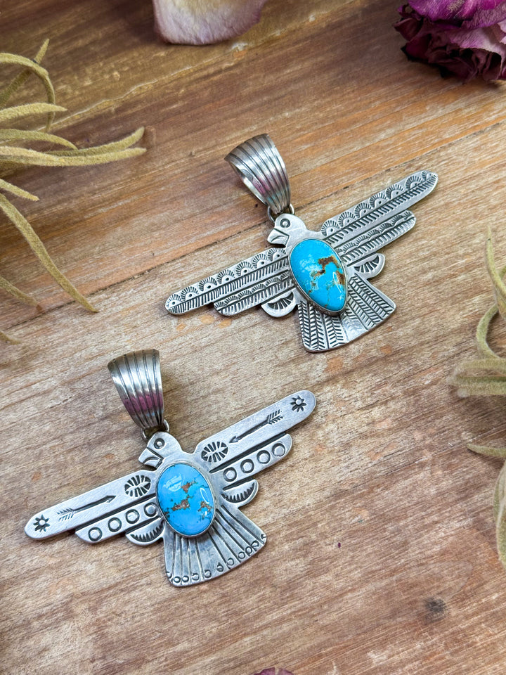 Sterling Silver Thunderbird Pendant Shopify Collective The Bijoux FAB Jewelry The Bijoux FAB Jewelry