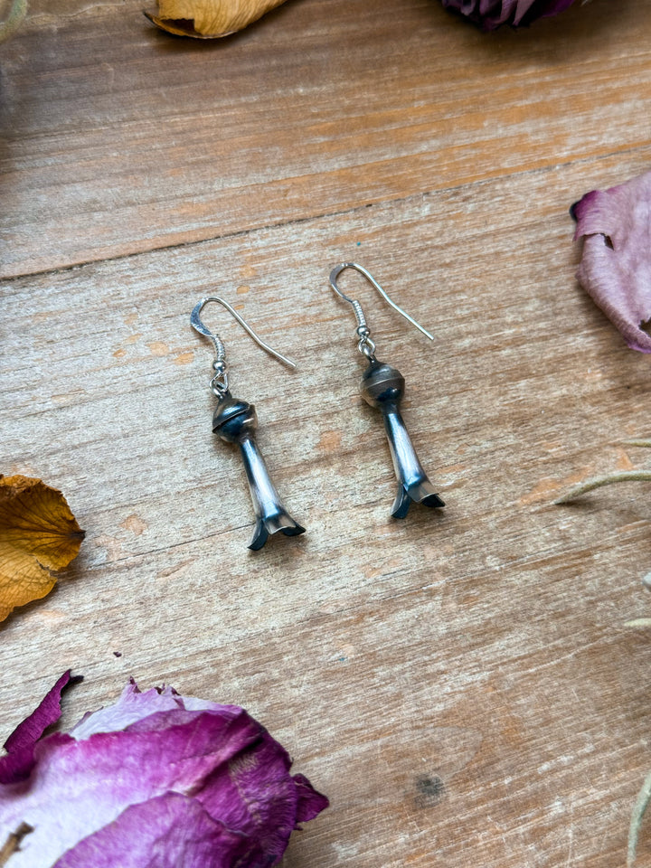 Sterling Silver Medium Blossom Dangle Earrings Earrings Shopify Collective The Bijoux FAB Jewelry The Bijoux FAB Jewelry