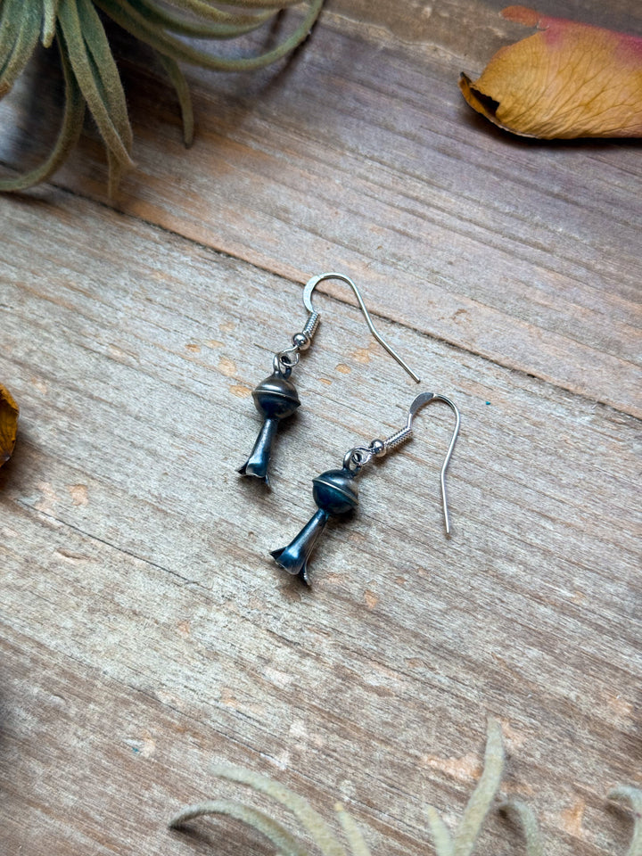 Sterling Silver Mini Blossom Dangle Earrings Earrings Shopify Collective The Bijoux FAB Jewelry The Bijoux FAB Jewelry