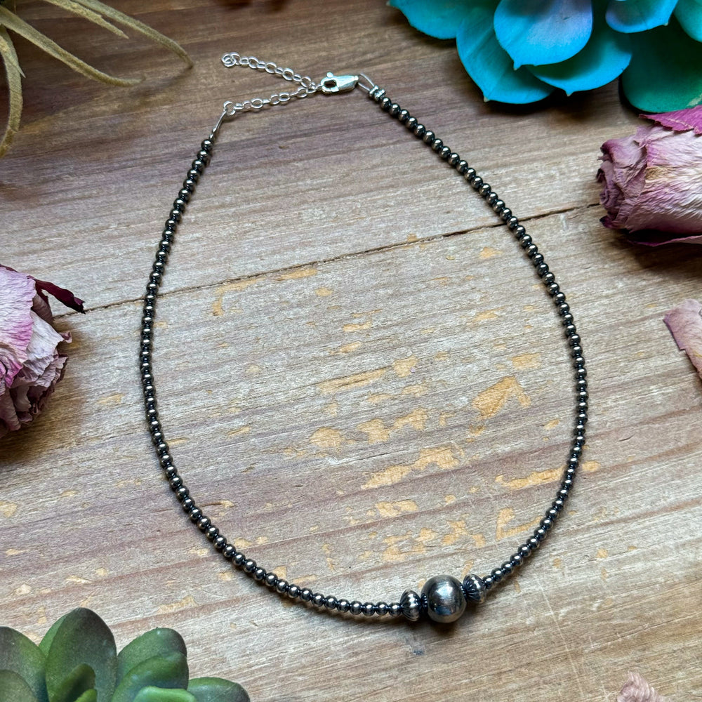 10mm In The Middle 3mm Sterling Silver - 14" Choker Shopify Collective The Bijoux FAB Jewelry The Bijoux FAB Jewelry
