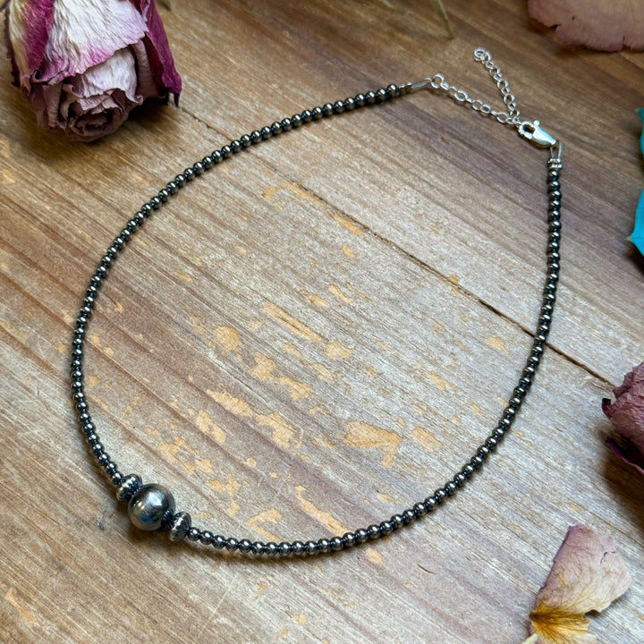 10mm In The Middle 3mm Sterling Silver - 14" Choker Shopify Collective The Bijoux FAB Jewelry The Bijoux FAB Jewelry