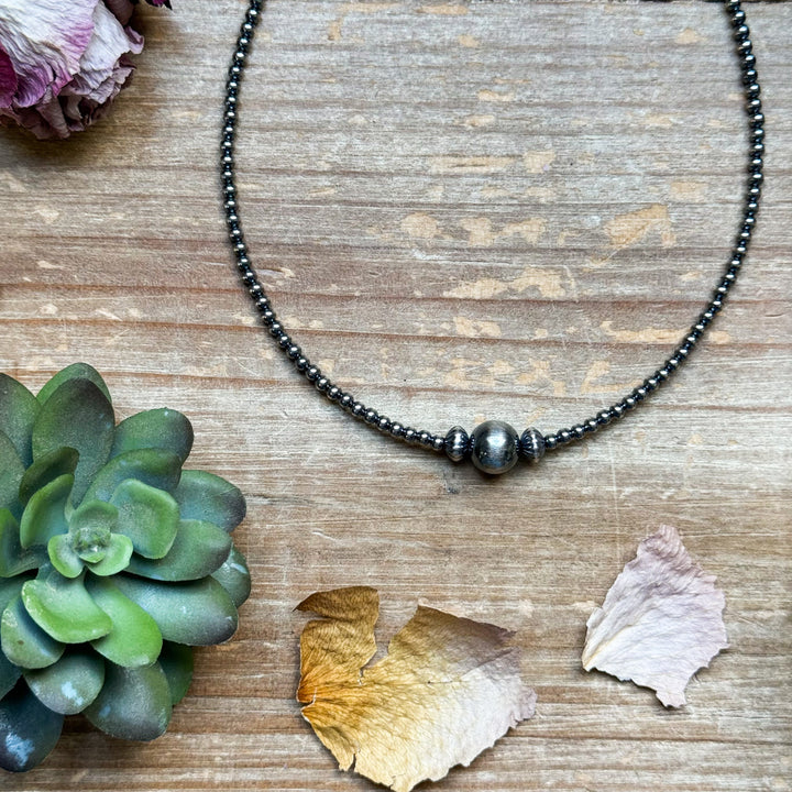 10mm In The Middle 3mm Sterling Silver - 14" Choker Shopify Collective The Bijoux FAB Jewelry The Bijoux FAB Jewelry