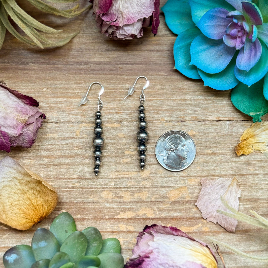 All Sterling Silver Pearls earrings simple Earrings Shopify Collective The Bijoux FAB Jewelry The Bijoux FAB Jewelry