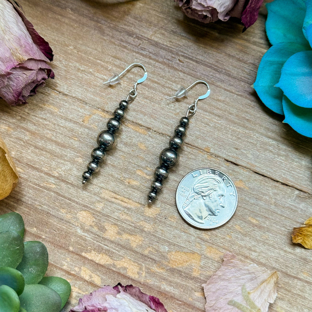 All Sterling Silver Pearls earrings simple Earrings Shopify Collective The Bijoux FAB Jewelry The Bijoux FAB Jewelry