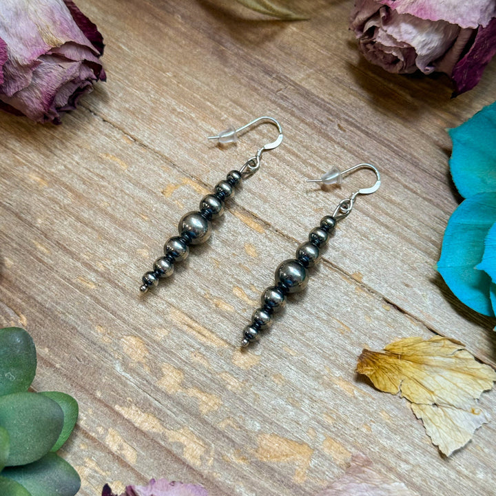 All Sterling Silver Pearls earrings simple Earrings Shopify Collective The Bijoux FAB Jewelry The Bijoux FAB Jewelry