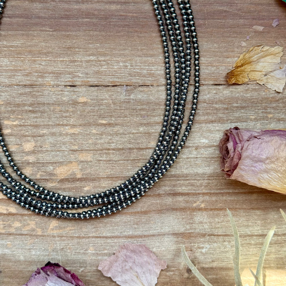 14 inch 3 mm sterling silver pearls - choker chokers Shopify Collective The Bijoux FAB Jewelry The Bijoux FAB Jewelry