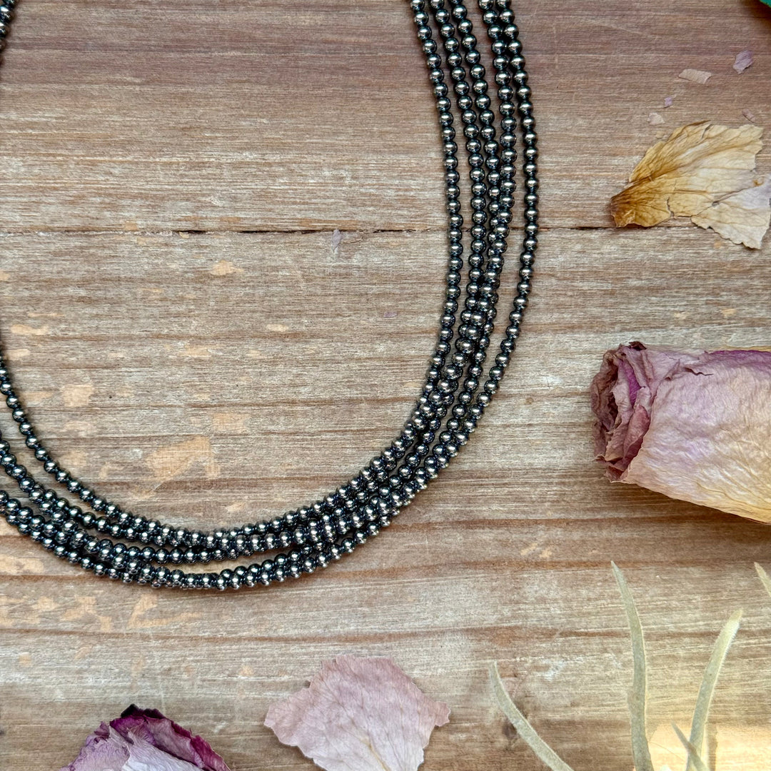 14 inch 3 mm sterling silver pearls - choker chokers Shopify Collective The Bijoux FAB Jewelry The Bijoux FAB Jewelry
