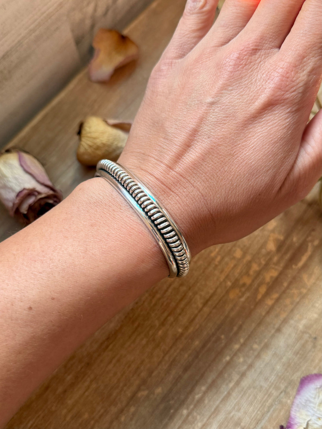 Sterling Silver Heavy-Duty Cuff Bracelet cuff Shopify Collective The Bijoux FAB Jewelry The Bijoux FAB Jewelry