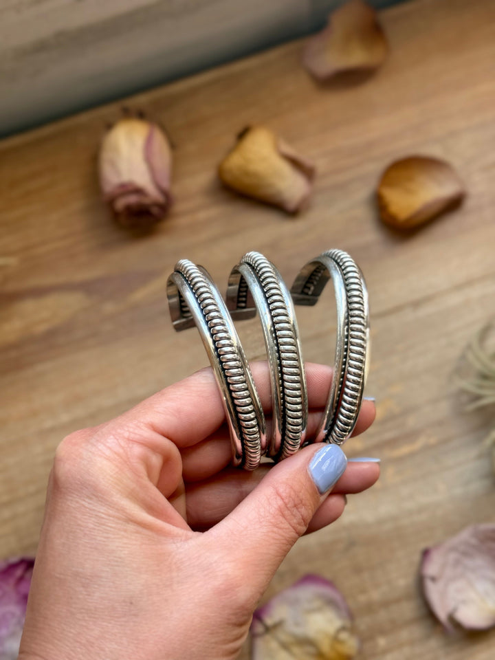 Sterling Silver Heavy-Duty Cuff Bracelet cuff Shopify Collective The Bijoux FAB Jewelry The Bijoux FAB Jewelry