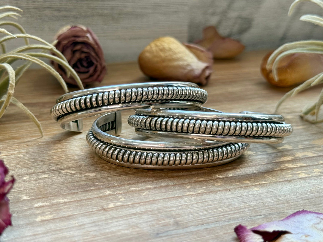 Sterling Silver Heavy-Duty Cuff Bracelet cuff Shopify Collective The Bijoux FAB Jewelry The Bijoux FAB Jewelry