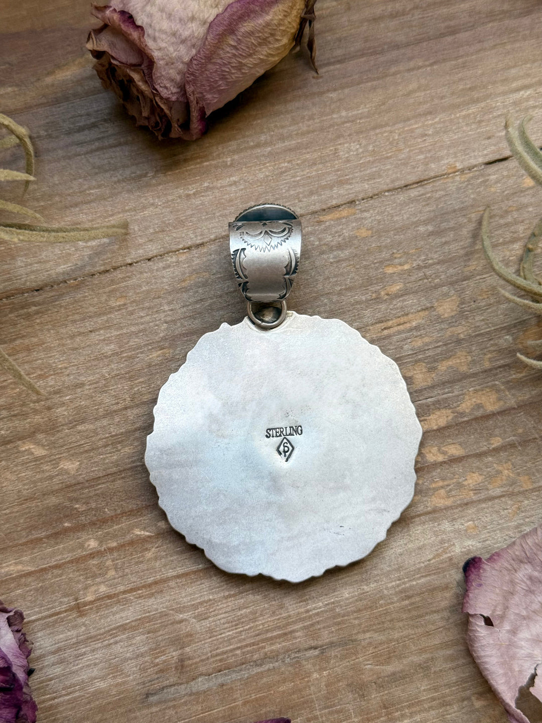 Sterling Silver Kingman Turquoise & Buffalo Nickel Cluster Pendant – Artist Shay Pfeiffer Pendant Shopify Collective The Bijoux FAB Jewelry The Bijoux FAB Jewelry