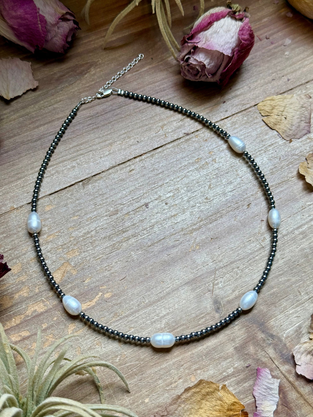 16” Freshwater Pearl Necklace – Sterling Silver Necklaces Shopify Collective The Bijoux FAB Jewelry The Bijoux FAB Jewelry