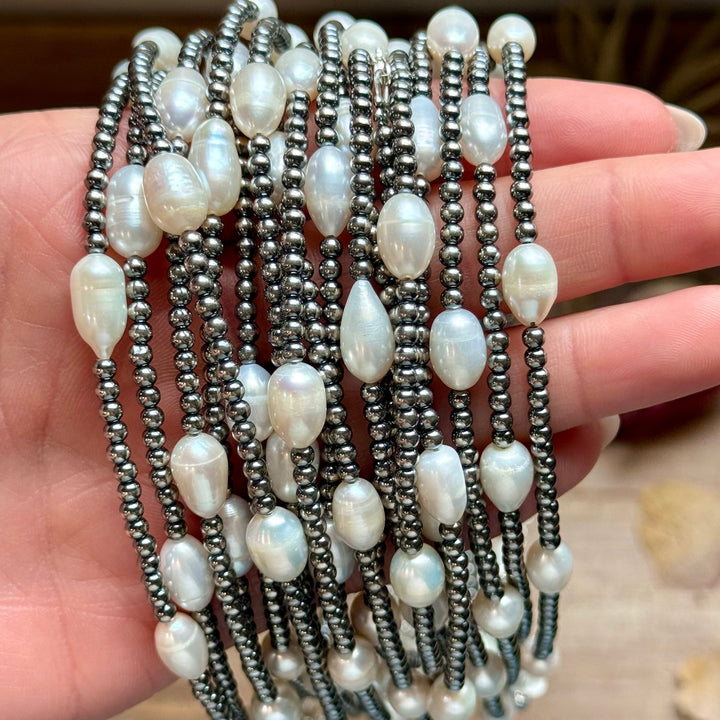 16” Freshwater Pearl Necklace – Sterling Silver Necklaces Shopify Collective The Bijoux FAB Jewelry The Bijoux FAB Jewelry
