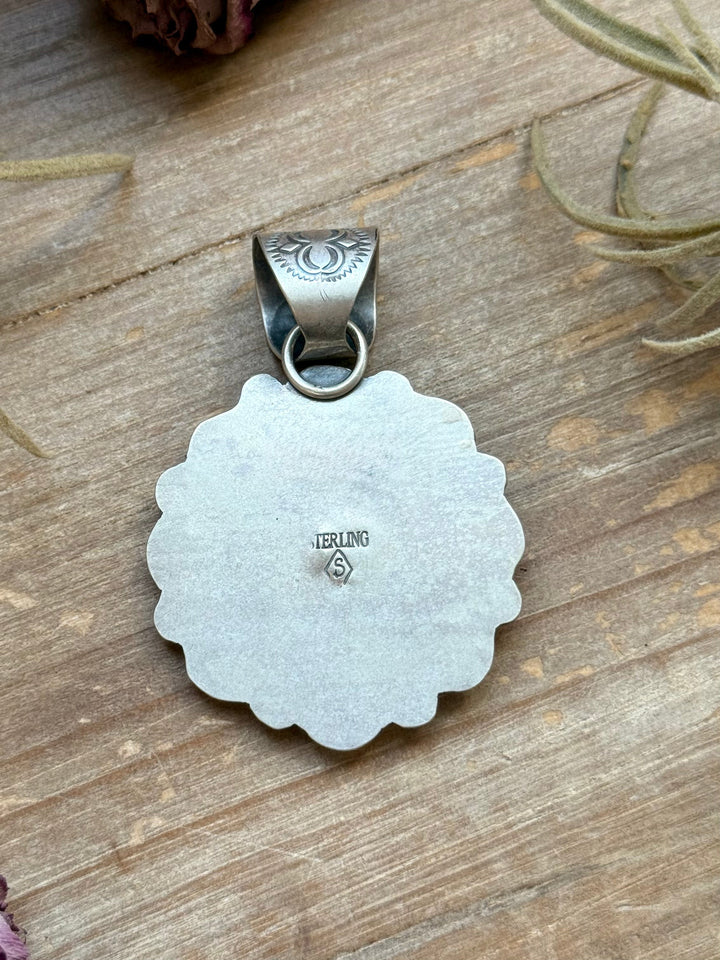 Sterling Silver Paloma Variscite Cluster Pendant – Handmade by Artist Shay Pfeiffer Pendant Shopify Collective The Bijoux FAB Jewelry The Bijoux FAB Jewelry