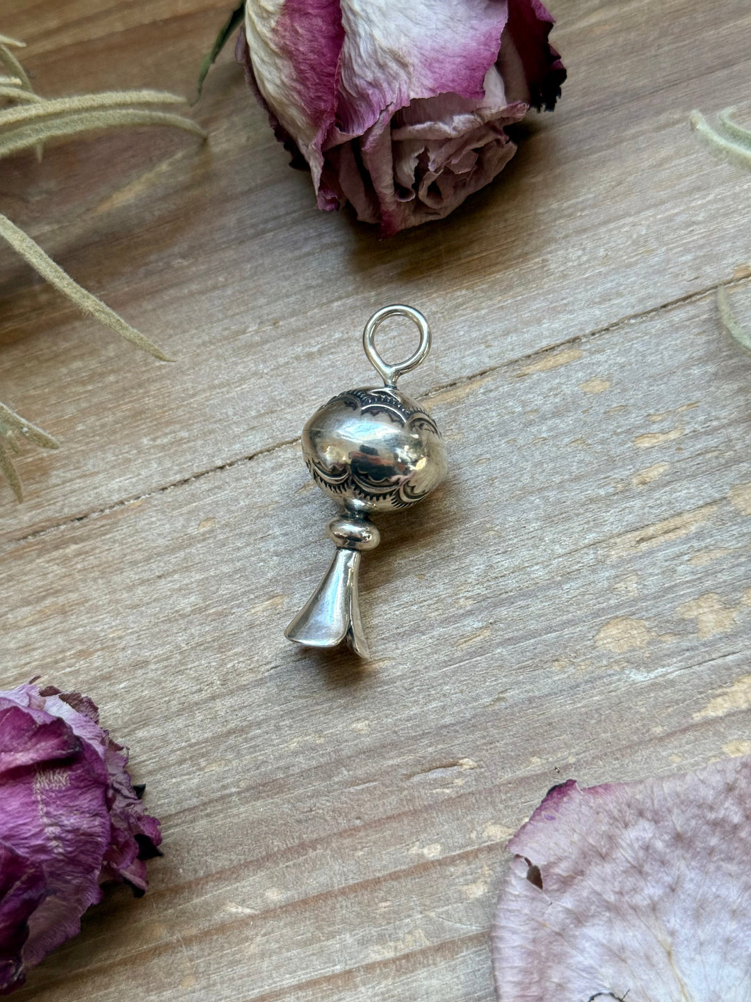 Sterling Silver Fancy Sun Ray Blossom Pendant – Hand Milled by Jason Ogg Pendant Shopify Collective The Bijoux FAB Jewelry The Bijoux FAB Jewelry