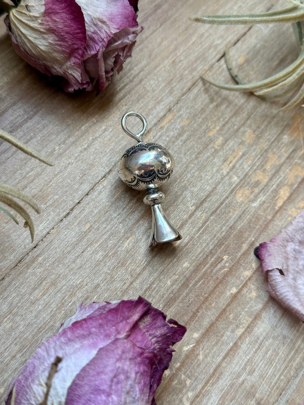 Sterling Silver Fancy Sun Ray Blossom Pendant – Hand Milled by Jason Ogg Pendant Shopify Collective The Bijoux FAB Jewelry The Bijoux FAB Jewelry