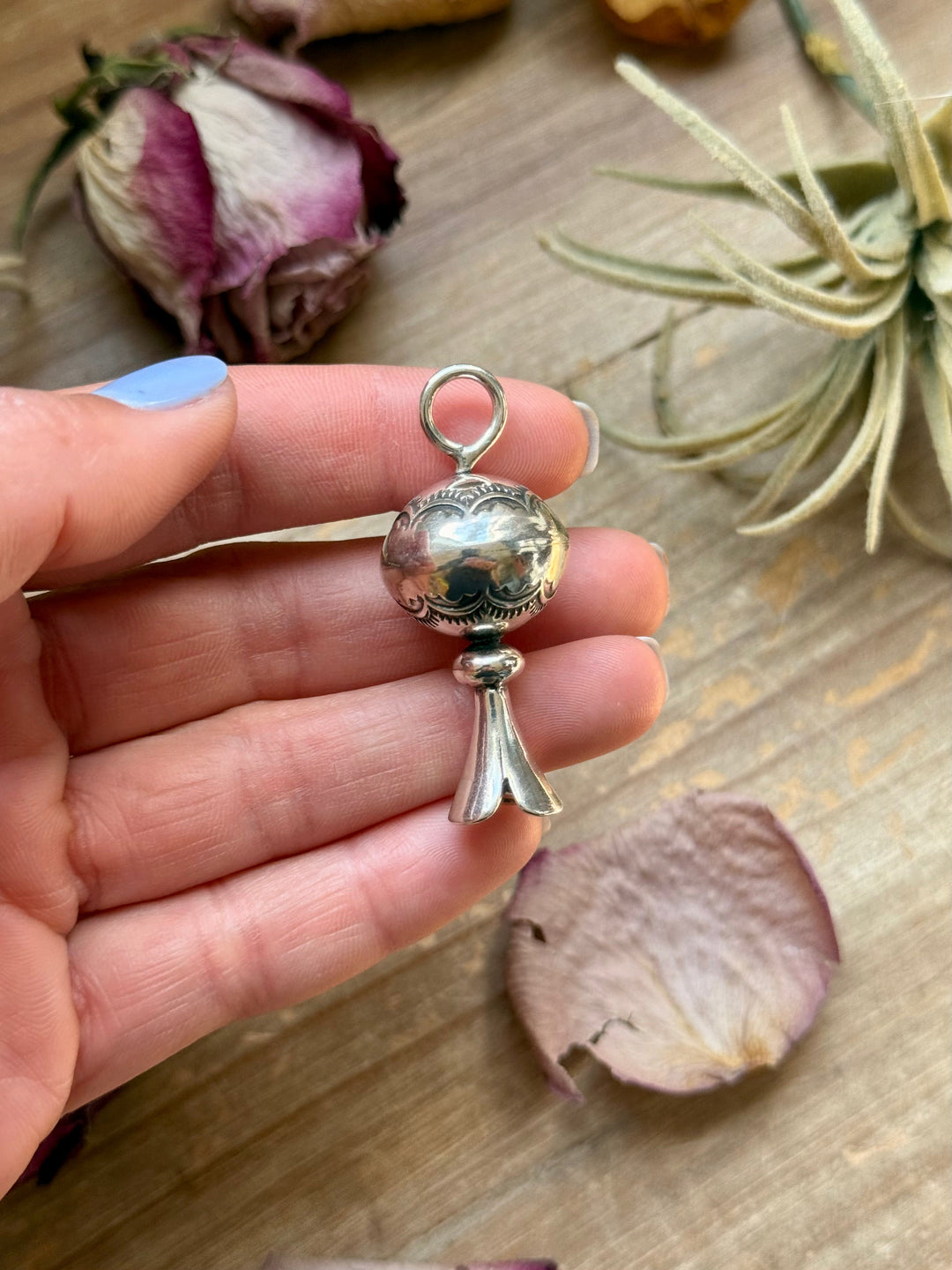 Sterling Silver Fancy Sun Ray Blossom Pendant – Hand Milled by Jason Ogg Pendant Shopify Collective The Bijoux FAB Jewelry The Bijoux FAB Jewelry
