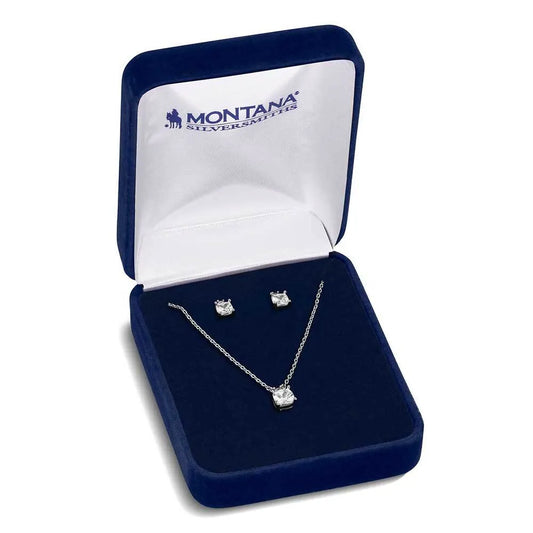 Clean Cut Shine Jewelry Set JS6292 Jewelry Set Montana Silversmiths