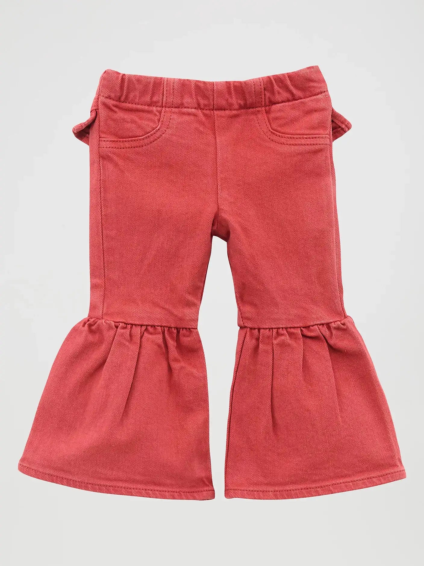 Little Girl's Vibrant Ruffle Leg Flare Jean 112371942 Baby & Toddler Wrangler