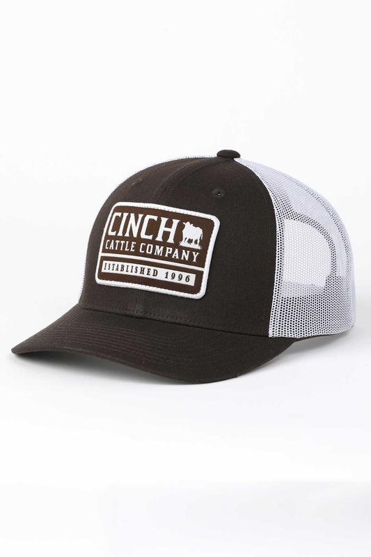CINCH® LOGO TRUCKER CAP CATTLE CO BLACK Cap Cinch