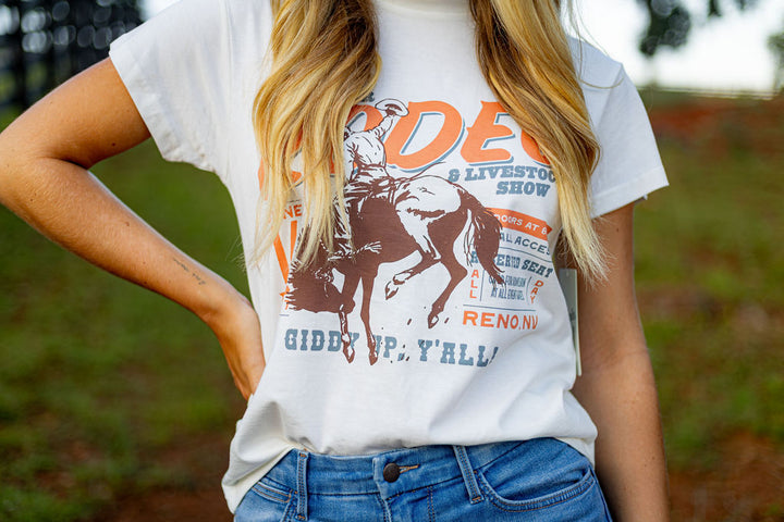Wrangler Retro® Graphic Short Sleeve T-Shirt - Regular Fit - Egret - 112379666 T Shirt Graphic T Shirt Short Sleeve Women's Wrangler Wrangler