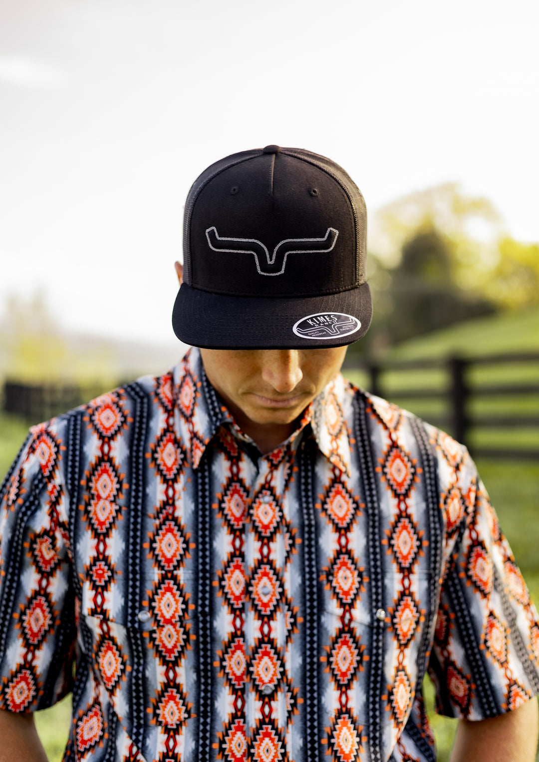 Checotah® Dress Western Short Sleeve Shirt - Classic Fit - Black Multi - 112379164 Shirt Long Sleeve Men's Snap Shirt Wrangler Wrangler