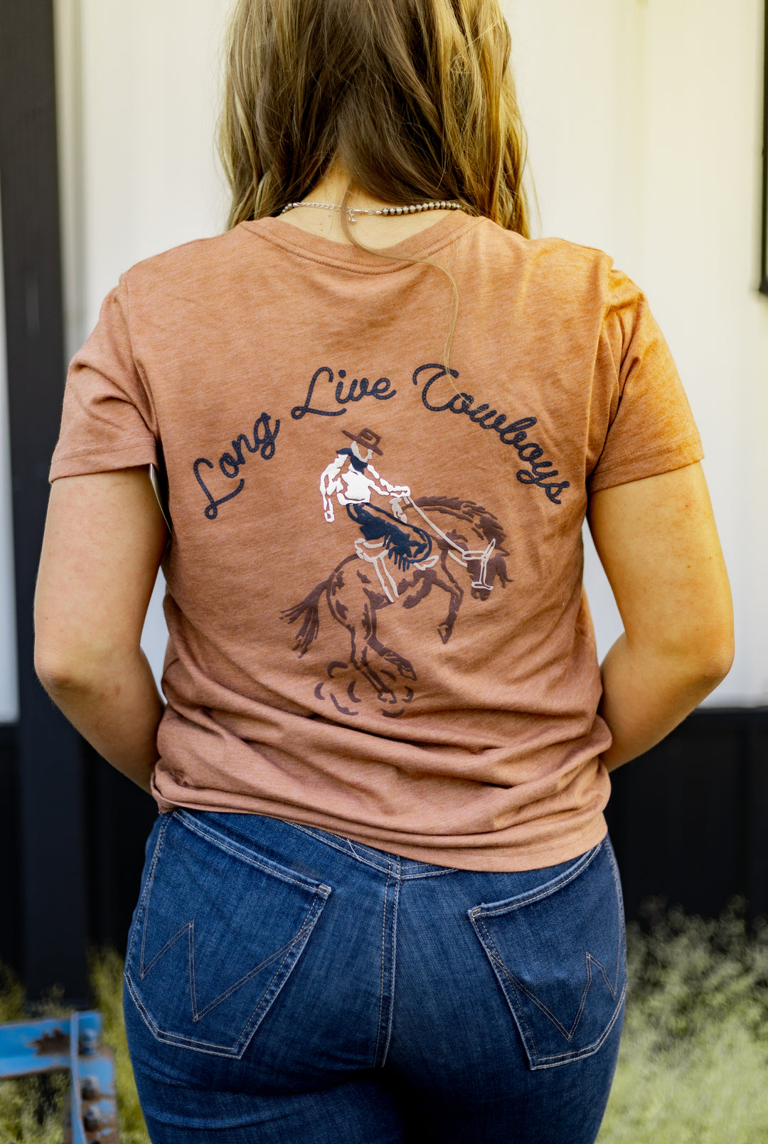 Wrangler® Short Sleeve T-Shirt Regular Fit Rawhide Heather | 112375852 T Shirt Graphic T Shirt Short Sleeve T Shirt Women's Wrangler Wrangler