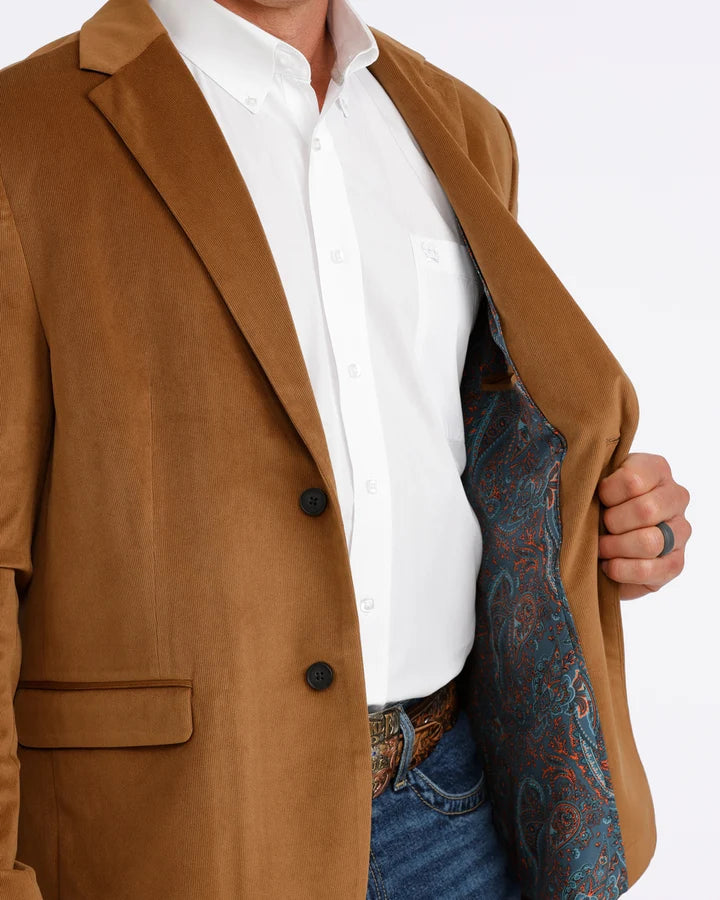 Cinch Mens Corduroy Sport Coat - Brown MWJ1931003