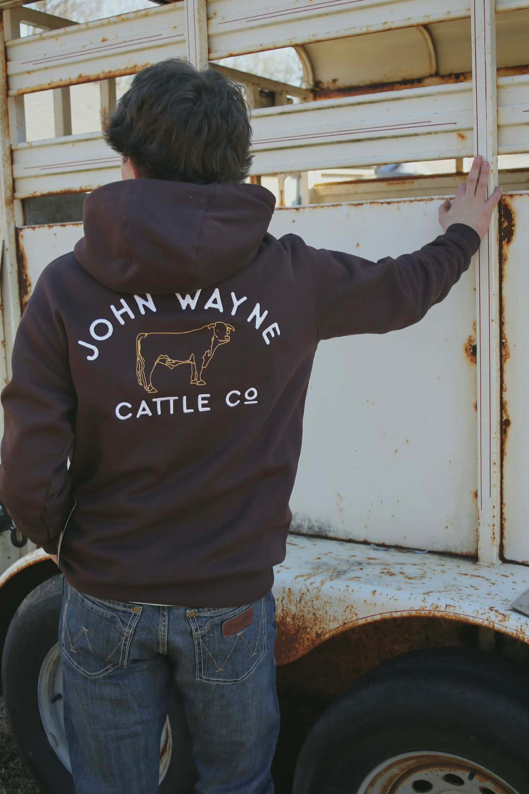 Hooey Men's Hooey JW Cattle Co. Hoodie HH1384BR Hoodie hooey Men's Hooey