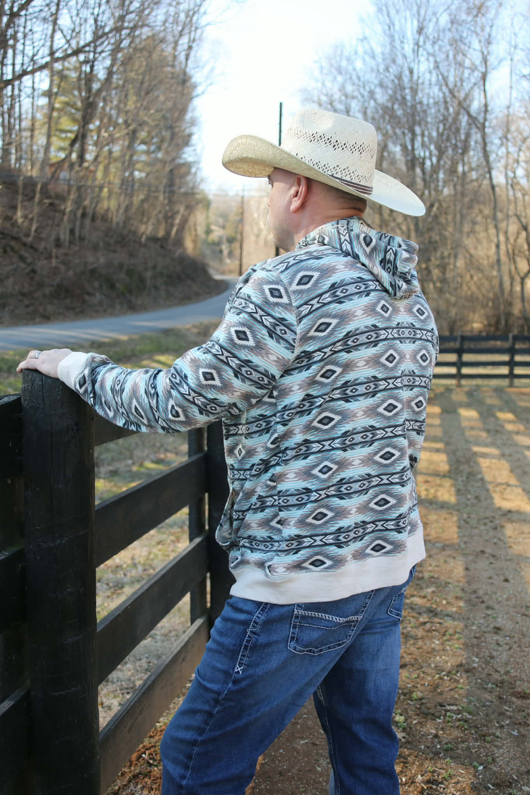 MNS Lightweight Retro Hoodie SANDSHELL SERAPE 10071469 Hoodie ariat ariatmens Men's Ariat