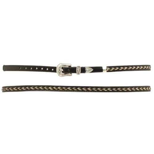 Leather and Horsehair Hatband | 0274802/0274801 Hat band Accessory Hat Band Men&