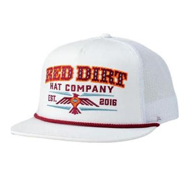 Red Dirt Aztec Thunderbird- White/White Rdhc-435 Cap Red Dirt
