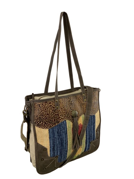 Klassy Cowgirl Sweet Vintage Upcycled Market Tote Bag RF9955 Tote Accessory Tote Bag Shiloh