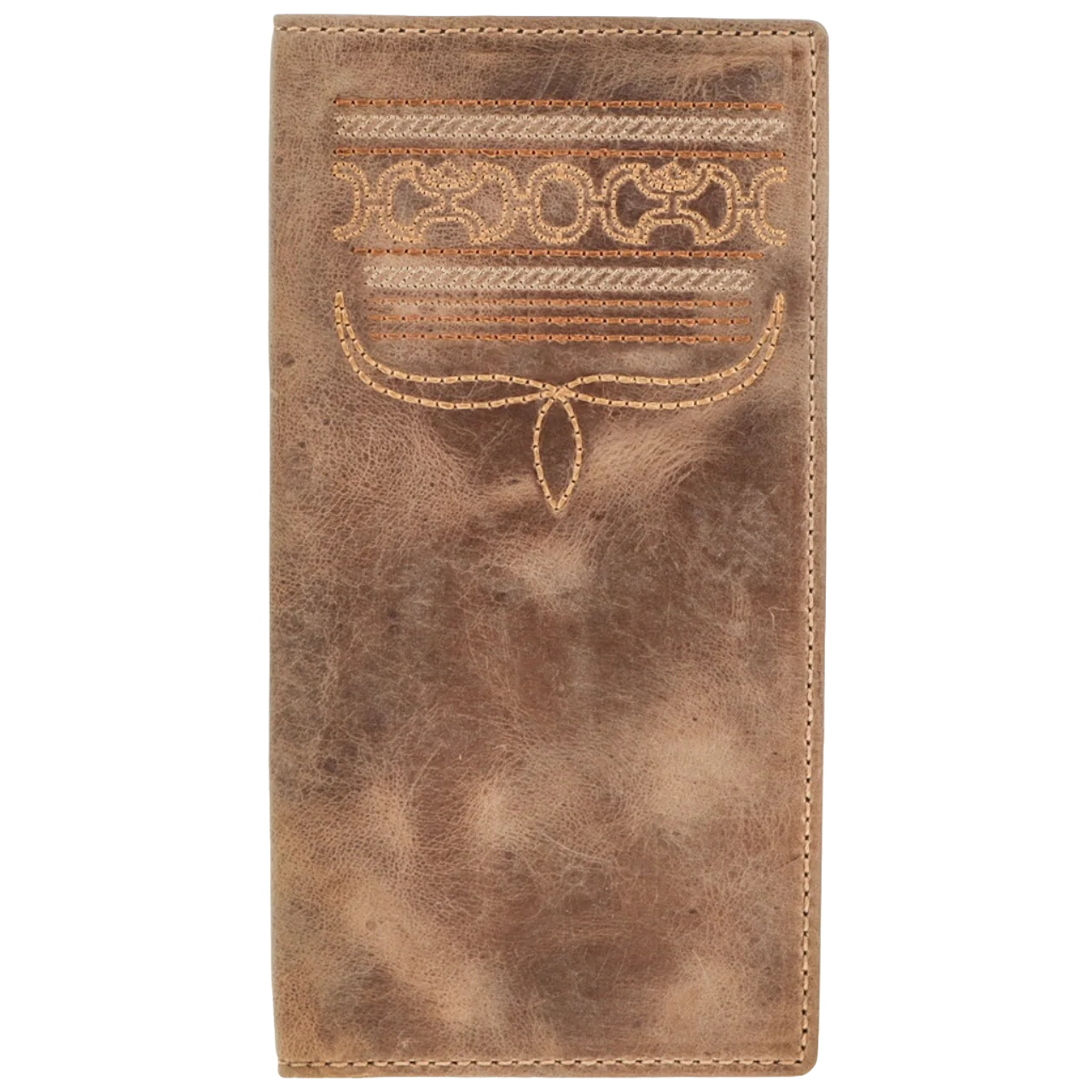 Hooey Men's Dalton Smooth Brown Boot Stitching Rodeo Wallet HW036-BR wallet Hooey