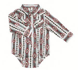 Checotah® Western Long Sleeve Shirt - Classic Fit - Multi