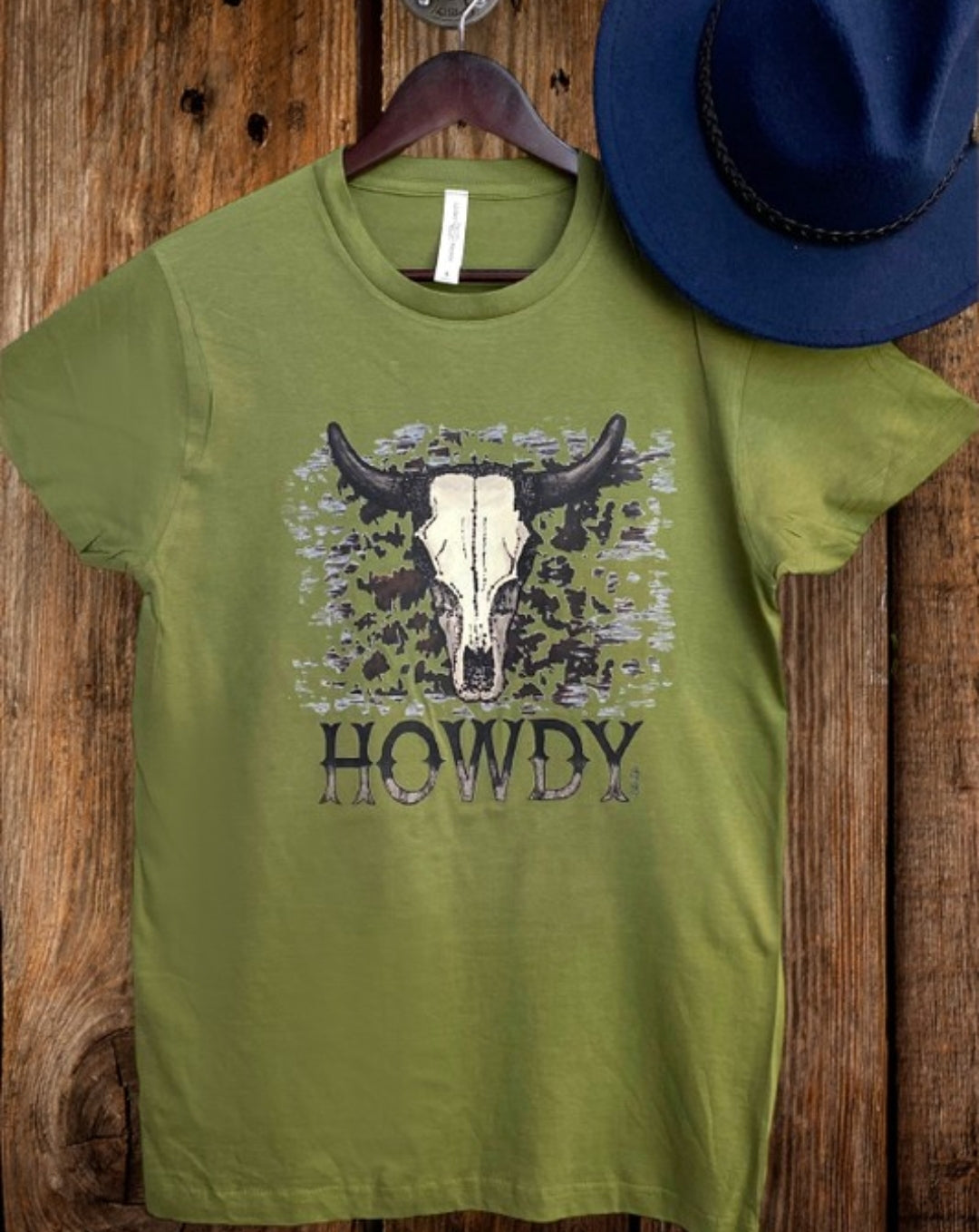 “Howdy” Steer Shirt Double C Western Supply