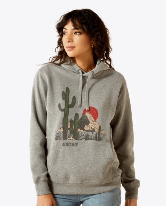 Women's San Pedro Hoodie Heather Grey - 10062849 Hoodie ariatwomens Ariat