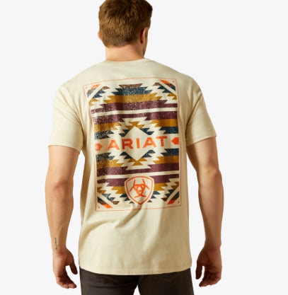 Men's Ariat Tapaz Zapoteco T-Shirt Natural - 10062416 T-Shirt 20% off ariat Ariat