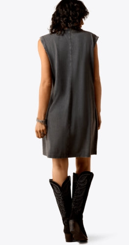 Ariat WMS Jordan Dress CHARCOAL MINERAL WASH 10071642 Dress Ariat