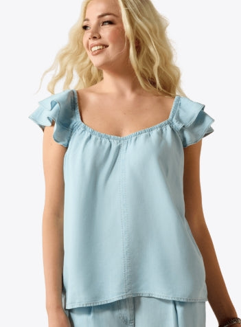 Ariat WMS Lynn Top INDIGO WASH 10071135 Shirt ariat ariatwomens blouse womens Ariat