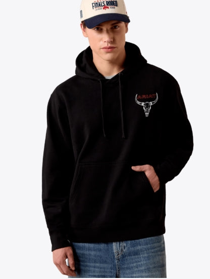 MNS Ariat Bison Bureau Hoodie BLACK 10079496