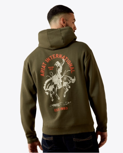 MNS Ariat International Rodeo Hoodie GRAPE LEAF 10079614