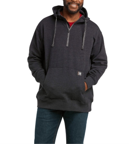 MNS Rebar Workman 1/4 Zip Hoodie CHARCOAL 10037726
